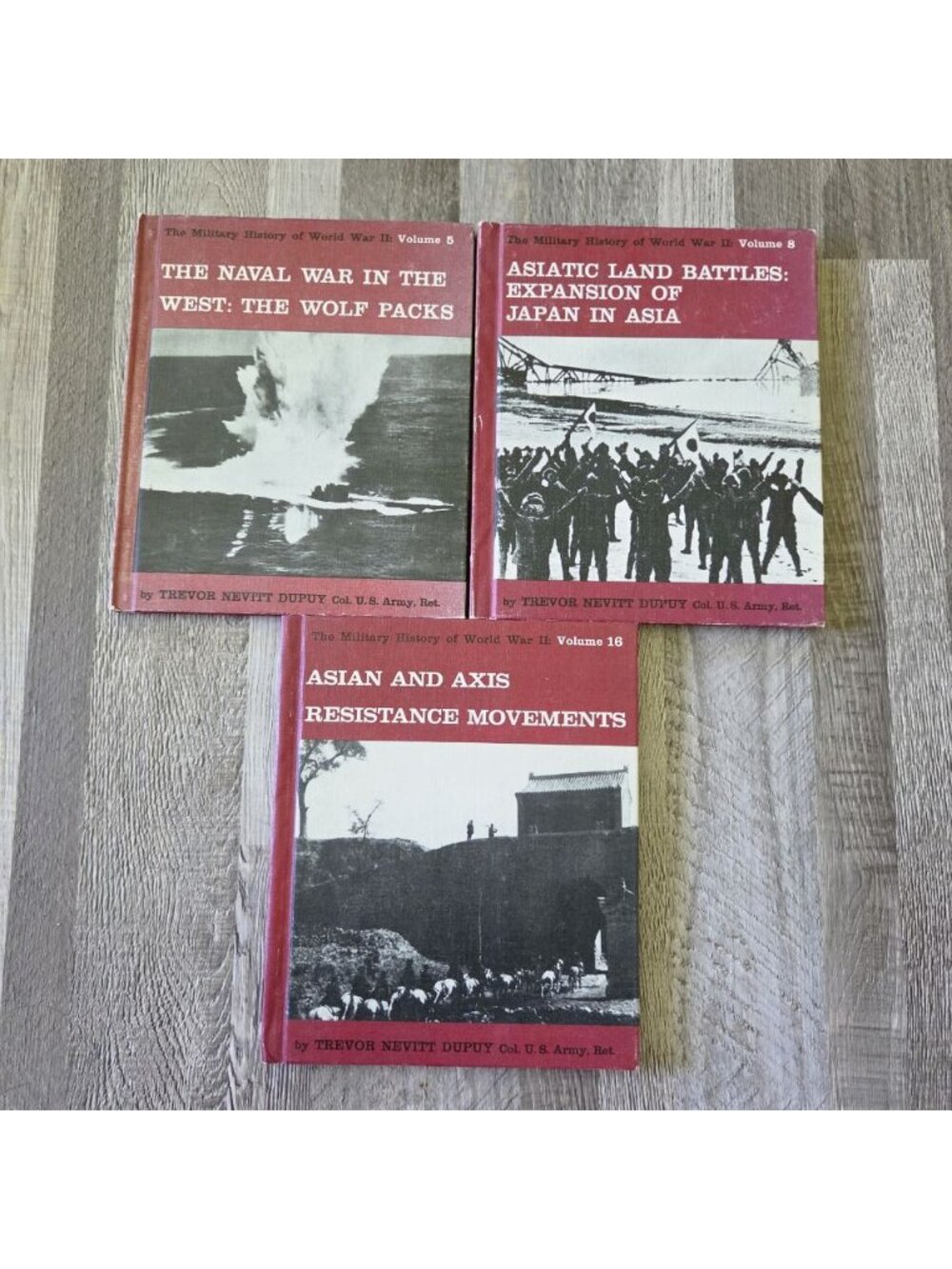 The Military History of World War II Trevor Nevitt Dupuy Vol 5 8 16 1963 1965